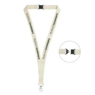 Lanyard organic cotton - LT90882 (gadzety reklamowe)